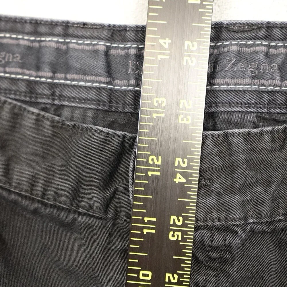 Ermenegildo Zegna jeans relaxed straight men's 40‎ black